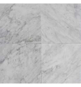Carrara C Italian Marble Tile - Honed