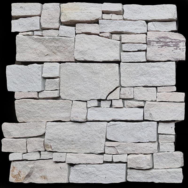 White Sandstone Rock Panel Interlocking