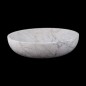 Persian White Honed Oval Basin Marble 2970