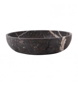 Black & Gold Honed Oval Basin Marble 2950