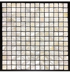 White Square Mother Of Pearl Mosaic