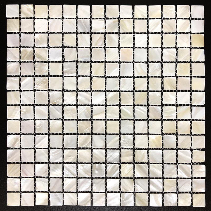 White Square Mother Of Pearl Mosaic