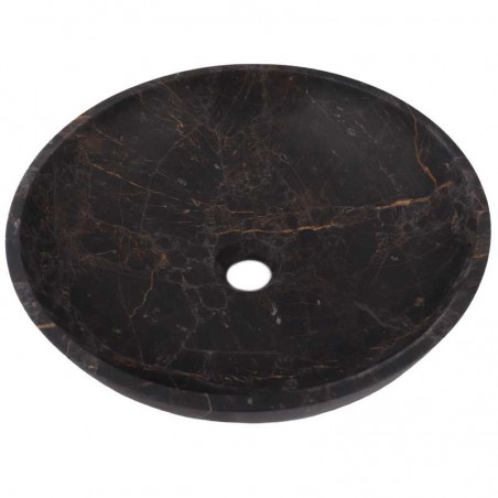 Black & Gold Honed Round Basin Marble 2905