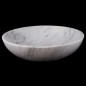 Persian White Honed Round Basin Marble 2925