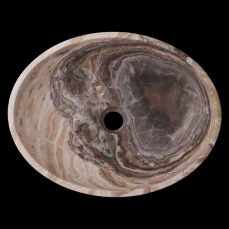 White Tiger Onyx Honed Oval Basin 3225