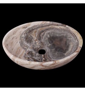 White Tiger Onyx Honed Oval Basin 3225