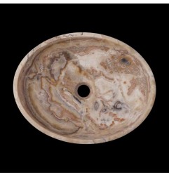 White Tiger Onyx Honed Oval Basin 3227