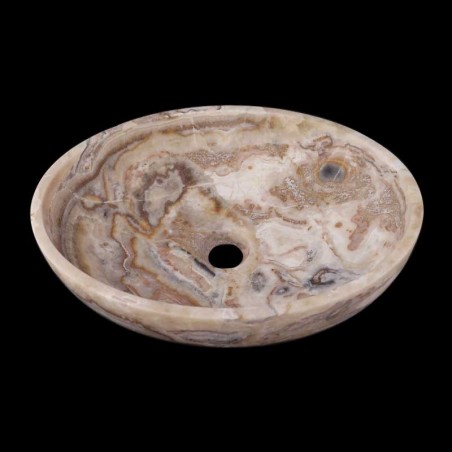 White Tiger Onyx Honed Oval Basin 3227
