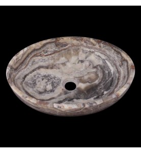 White Tiger Onyx Honed Oval Basin 3230
