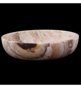 White Tiger Onyx Honed Oval Basin 3289