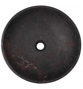 Black & Gold Honed Round Basin Marble 2845