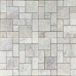 Bianca Perla Mini French Pattern Honed Limestone Mosaic Tiles