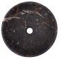 Black & Gold Honed Round Basin Marble 3019