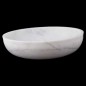 Persian White Honed Oval Basin Marble 3105