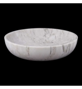 Persian White Honed Oval Basin Marble 3240
