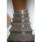 Pietra Grey Step Riser Honed Limestone