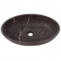 Pietra Grey Honed Oval Basin Limestone 3380