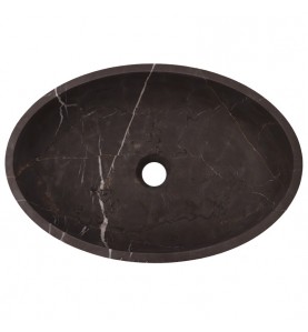 Pietra Grey Honed Oval Basin Limestone 3380