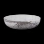 Persian White Honed Oval Basin Marble 2481