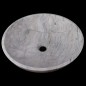 Persian White Honed Round Basin Marble 3185