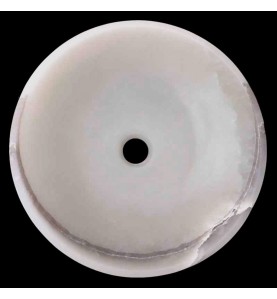 White Onyx Honed Round Basin 3532