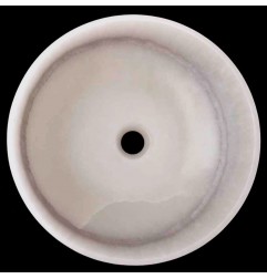 White Onyx Honed Round Basin 3537