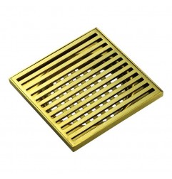 Linear 316 Marine Grade Brushed Gold Stainless Steel Floor Drain 110