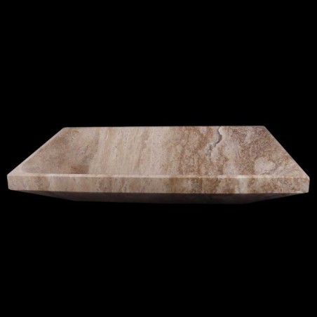 Classico Honed Rectangle Tapered Basin Travertine 2863