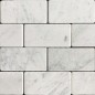 Italian Carrara Tumbled Marble Tiles 150x75