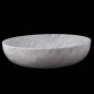 Persian White Honed Oval Basin Marble 3121