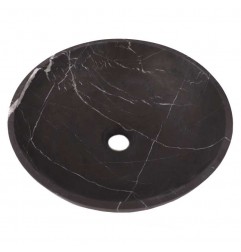 Pietra Grey Honed Round Basin Limestone 3686