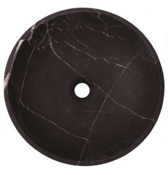 Pietra Grey Honed Round Basin Limestone 3686