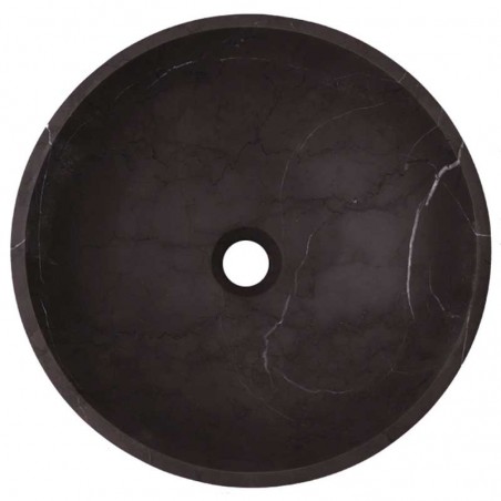 Pietra Grey Honed Round Basin Limestone 3695