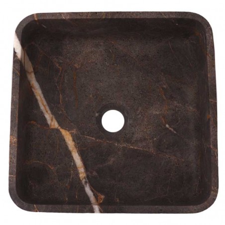Grey & Gold Honed Square Basin Marble 3700
