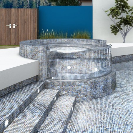 Vidrepur San Sebastian Spanish Glass Mosaic Pool Tiles