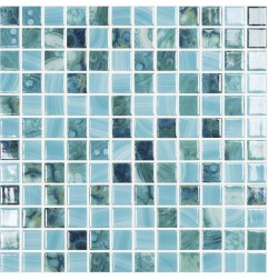Nature Sky Spanish Glass Mosaic Pool Tiles