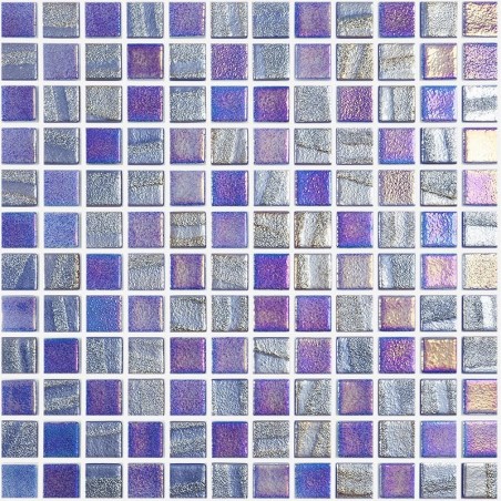 Fusion Dark Blue Spanish Glass Mosaic Pool Tiles