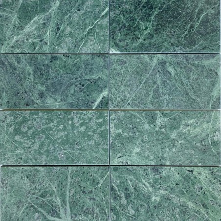 Verde Alpi Green Honed Marble Tiles 150x75