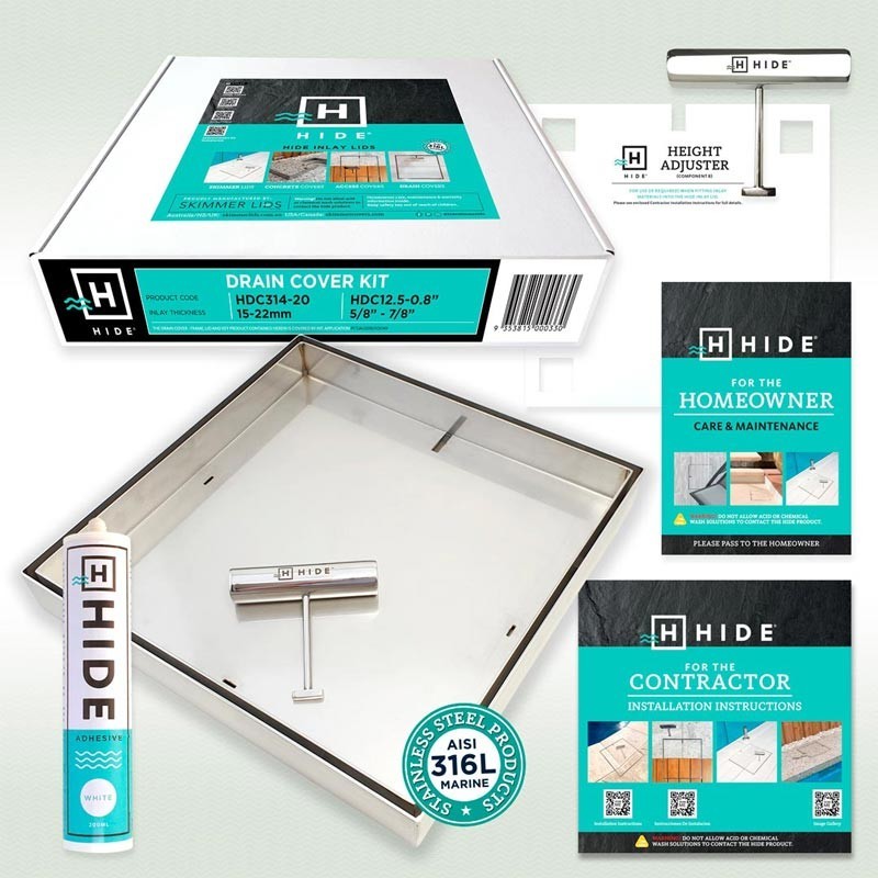 Hide Drain Cover Kit 314mm