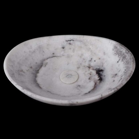 Smoke Onyx Honed Oval Basin 3891 With Matching Pop-Up Waste
