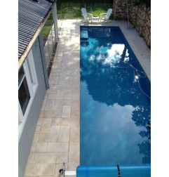 Classico Medium French Pattern Tumbled Travertine Tile 12mm