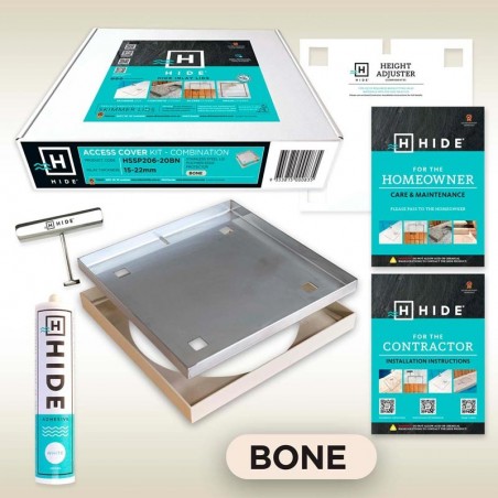 Hide Access Cover Kit 206mm (Stainless/Polymer) Bone