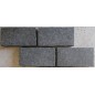 Diamond Black Flamed Brick Pattern Cobblestone Granite 200x100