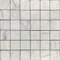 Persian White Tumbled Marble Mosaic Tiles 50x50