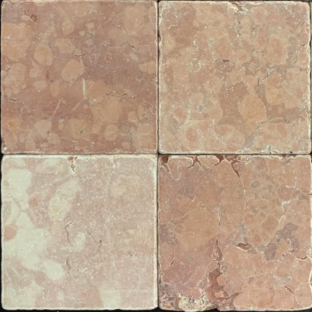Rosso Verona Tumbled Marble Tiles 100x100
