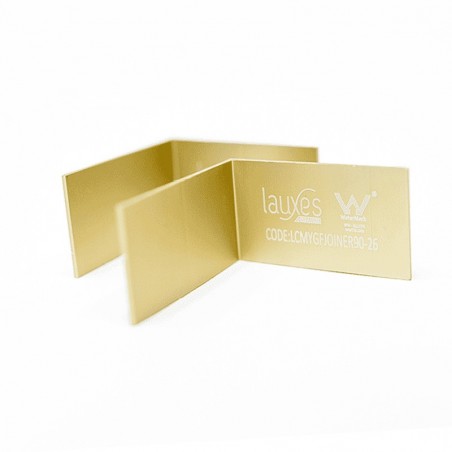 Lauxes Matte Gold 90 Degree Joiner (26mm)