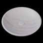 Bianca Luminous Honed Round Basin Marble 4051 With Matching Pop-Up Waste