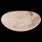 White Onyx Honed Oval Basin Concave Design 4261 With Matching Pop-Up Waste