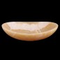 Honey Onyx Honed Oval Basin Concave Design 4262 With Matching Pop-Up Waste