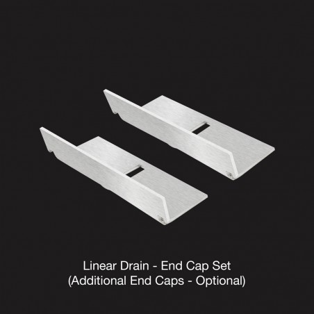 Hide Linear Drain End Caps